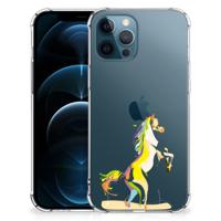 iPhone 12 | 12 Pro Stevig | Bumper Hoesje | Horse Color