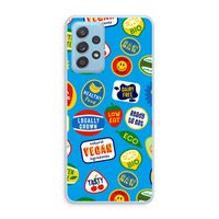Fruitsticker: Samsung Galaxy A73 Transparant Hoesje Fruitsticker: Samsung Galaxy A73 Transparant Hoesje