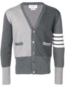 Thom Browne cardigan Fun-Mix en mérinos - Gris