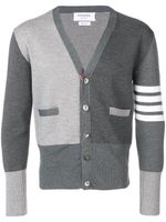 Thom Browne cardigan Fun-Mix en mérinos - Gris - thumbnail