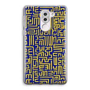 Majorelle Blue Print: Honor 6X Transparant Hoesje
