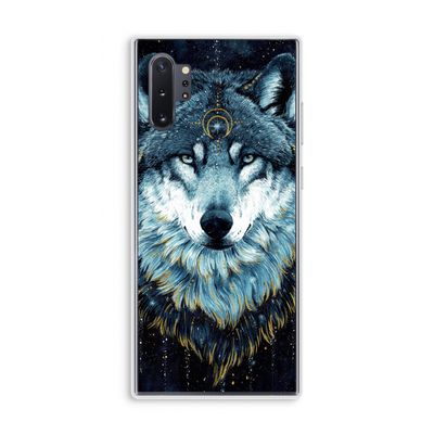 Darkness Wolf: Samsung Galaxy Note 10 Plus Transparant Hoesje