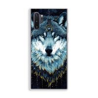 Darkness Wolf: Samsung Galaxy Note 10 Plus Transparant Hoesje