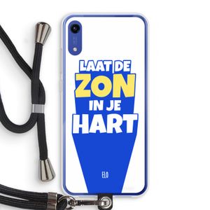 Laat de zon in je hart: Honor Play 8A Transparant Hoesje met koord