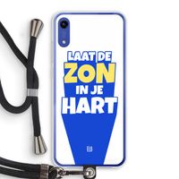 Laat de zon in je hart: Honor Play 8A Transparant Hoesje met koord