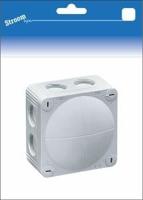Stroomlijn Kabeldoos WISKA 308 + wartels 74x74x50mm 6634000 Stroomlijn Kabeldoos WISKA 308 + wartels 74x74x50mm 6634000