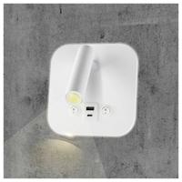 V-TAC VT-80068-W 240026 Bedlamp LED LED 8 W Warmwit Energielabel: F (A - G) Natural White