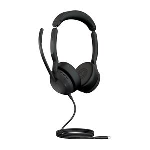 Jabra Evolve2 50 Headset Bedraad Hoofdband Kantoor/callcenter USB Type-C Zwart