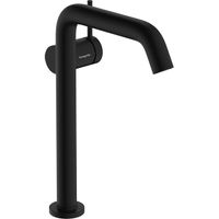 Hansgrohe Tecturis Wastafelmengkraan - voor waskommen - zonder waste - 16.7cm uitloop - zwart mat 73372670 Hansgrohe Tecturis Wastafelmengkraan - voor waskommen - zonder waste - 16.7cm uitloop - zwart mat 73372670