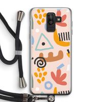 Abstract: Samsung Galaxy J8 (2018) Transparant Hoesje met koord