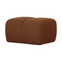 Woood Mojo poef bouclé Roestbruin Melange