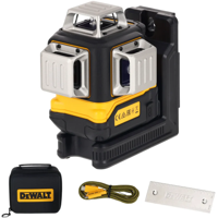 DeWALT DCLE14361GB-XJ Bouwlaser Groen 3x 360° | USB-C Oplaadbaar - DCLE14361GB-XJ