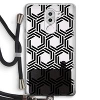 Geometrisch patroon: Honor 6X Transparant Hoesje met koord