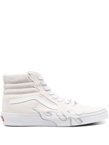 Vans baskets Sk8-Hi à imprimé - Blanc