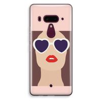 Red lips: HTC U12+ Transparant Hoesje