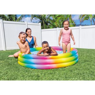 Intex opblaasbaar zwembad rainbow ombre