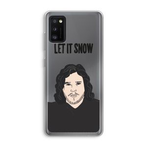 Let It Snow: Samsung Galaxy A41 Transparant Hoesje