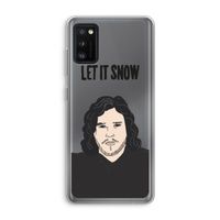 Let It Snow: Samsung Galaxy A41 Transparant Hoesje