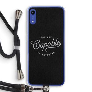 Capable: Honor Play 8A Transparant Hoesje met koord