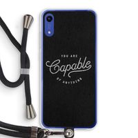 Capable: Honor Play 8A Transparant Hoesje met koord