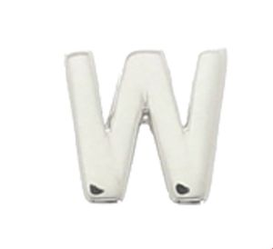 TFT Hanger Zilver Letter W