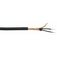 DAP MC-226B microfoon kabel zwart, dubbele isolatie, 100 meter op rol - thumbnail