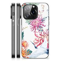 iPhone 14 Pro Dierenprint Telefoonhoesje Bird Flowers