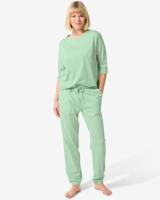 HEMA Dames Pyjamabroek Katoen Lichtgroen (lichtgroen)