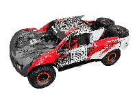 Bittydesign FALCON-X 1/7 Pre-Painted Body For TRAXXAS UDR, Pre-Cut, 1.5mm - RED