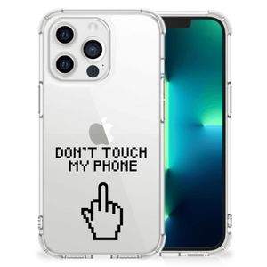 Apple iPhone 13 Pro Anti Shock Case Finger Don't Touch My Phone