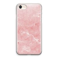 Roze marmer: iPhone 8 Transparant Hoesje