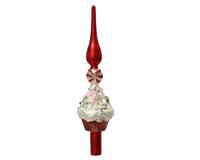 Piek glas d29h29 cm multi kerst - Decoris