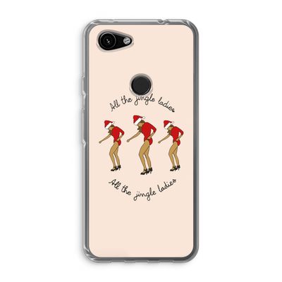 Jingle Ladies: Google Pixel 3a Transparant Hoesje