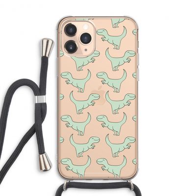 Dinos: iPhone 11 Pro Max Transparant Hoesje met koord