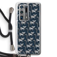 Makis: Huawei P40 Pro Plus Transparant Hoesje met koord
