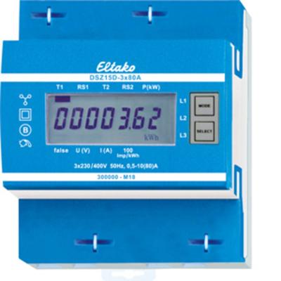 Eltako DSZ15DZ-3x80A MID kWh-meter 3-fasen Digitaal 10 A 1 stuk(s)