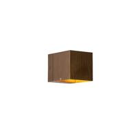 QAZQA Moderne wandlamp donkerbrons - Transfer