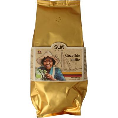 Sun Coffee gezeilde koffiebonen med roast