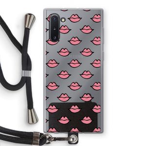 Lipjes: Samsung Galaxy Note 10 Transparant Hoesje met koord