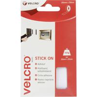 VELCRO® VEL-EC60224 Klittenband Om vast te plakken Haak- en lusdeel (l x b) 500 mm x 20 mm Wit 0.5 m