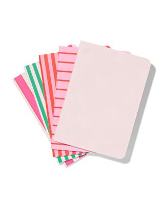 HEMA Schriften A6 Lijnen - 5 Stuks