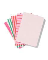 HEMA Schriften A6 Lijnen - 5 Stuks