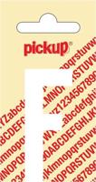 Plakletter Nobel Sticker witte letter F amsterdam Pickup - Pickup