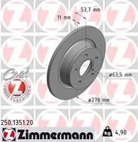 Remschijf Coat Z 250135120