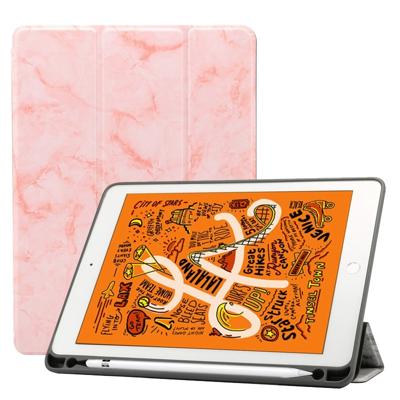 Marmeren textuur patroon horizontale Flip lederen case voor iPad Air 2019 10 5 inch met drie-opvouwbare houder & Pensleuf & slaap/Wake-up functie (ro