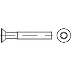 TOOLCRAFT TO-6863391 Verzonken schroeven M1.6 4 mm Binnen-T DIN 965 RVS V2A A2 1000 stuk(s)