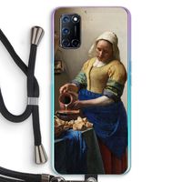 The Milkmaid: Oppo A52 Transparant Hoesje met koord