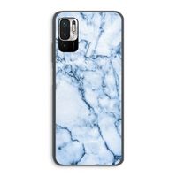 Blauw marmer: Xiaomi Redmi Note 10 5G Transparant Hoesje