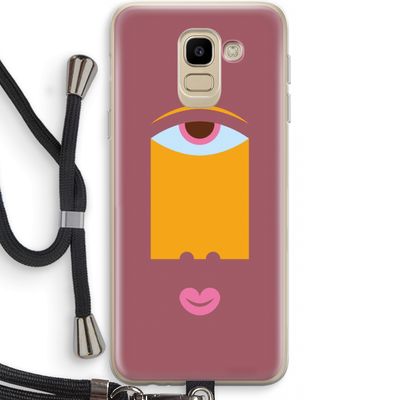 Mono V: Samsung Galaxy J6 (2018) Transparant Hoesje met koord