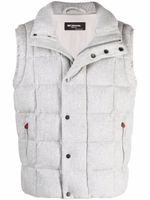 Kiton gilet matelassé à boutonnière - Gris